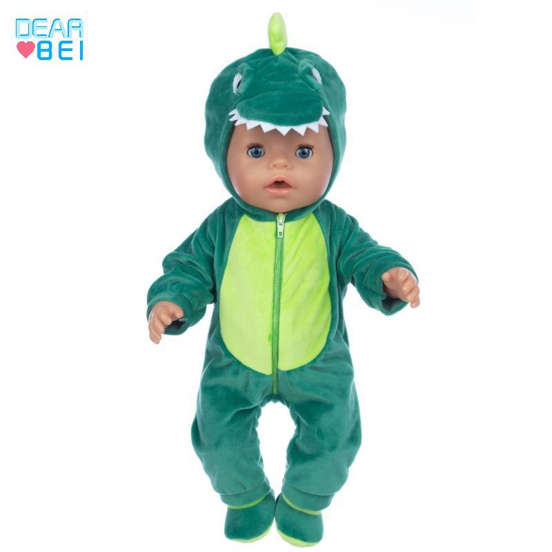 Q18-890绿恐龙毛绒哈衣 (3)