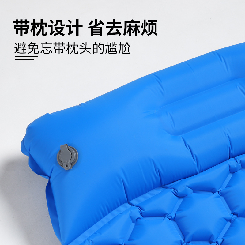 P 厚みのある屋外折りたたみポータブルテント昼寝マットフロアマット防湿マットシングルとダブルエッグネストマットインフレータブルマット|undefined