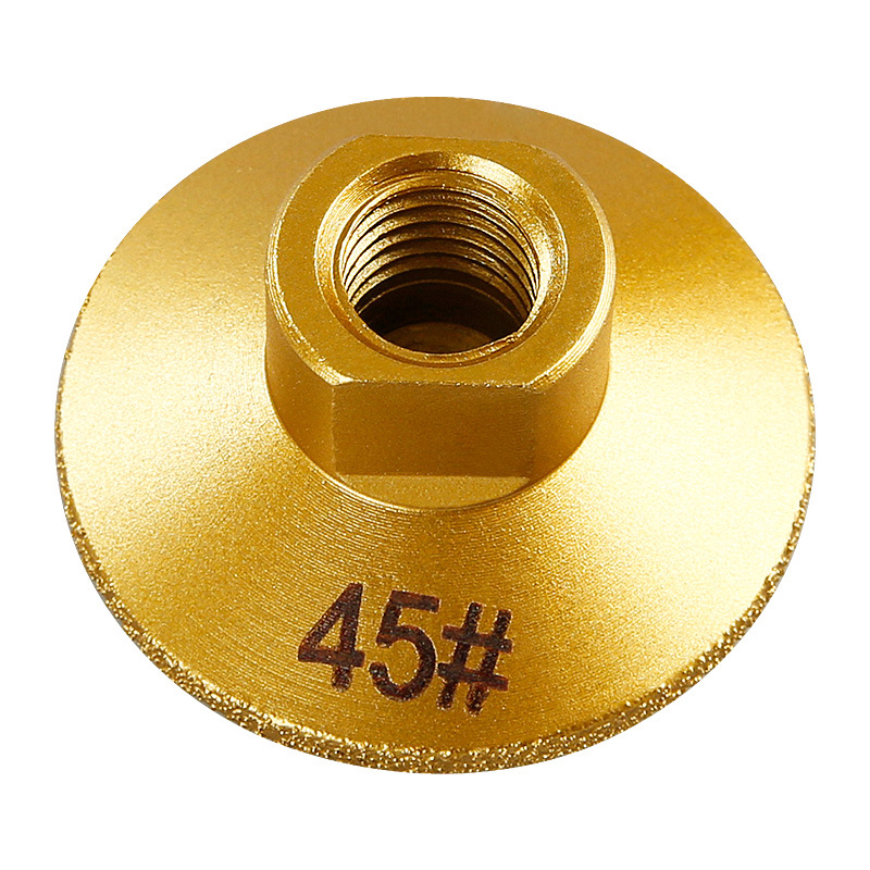 2 pulgadas soldadura plana cabeza de molienda piedra Dali cuarzo piedra azulejo Tabla de recorte conjunta pulido amoladora angular disco de molienda