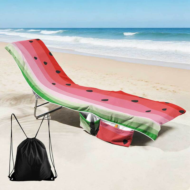 Cross-Border Exclusive Supply of Beach Chair Covers with Storage Pockets, Machine Washable Lounge Chair Covers, and Portable Drawstring Beach Towel 22 Cross-Border Exclusive Supply of Beach Chair Covers with Storage Pockets, Machine Washable Lounge Chair Covers, and Portable Drawstring Beach Towel 22