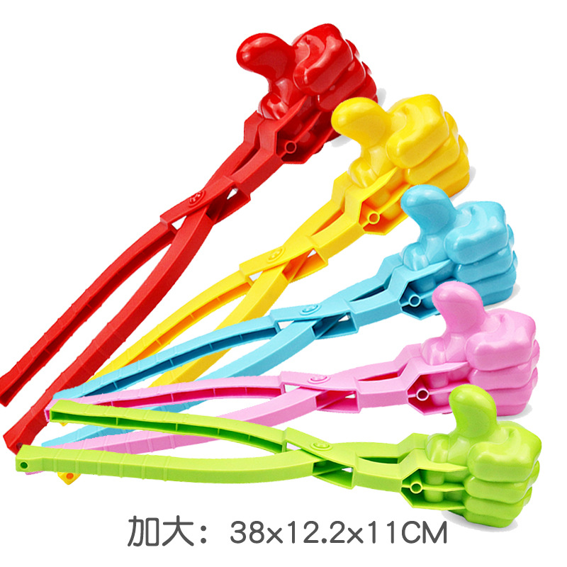 Bola de nieve al aire libre para niños lucha juguete artefacto extra grande bola de nieve clip de plástico dinosaurio amor clip nieve molde conjunto de herramientas