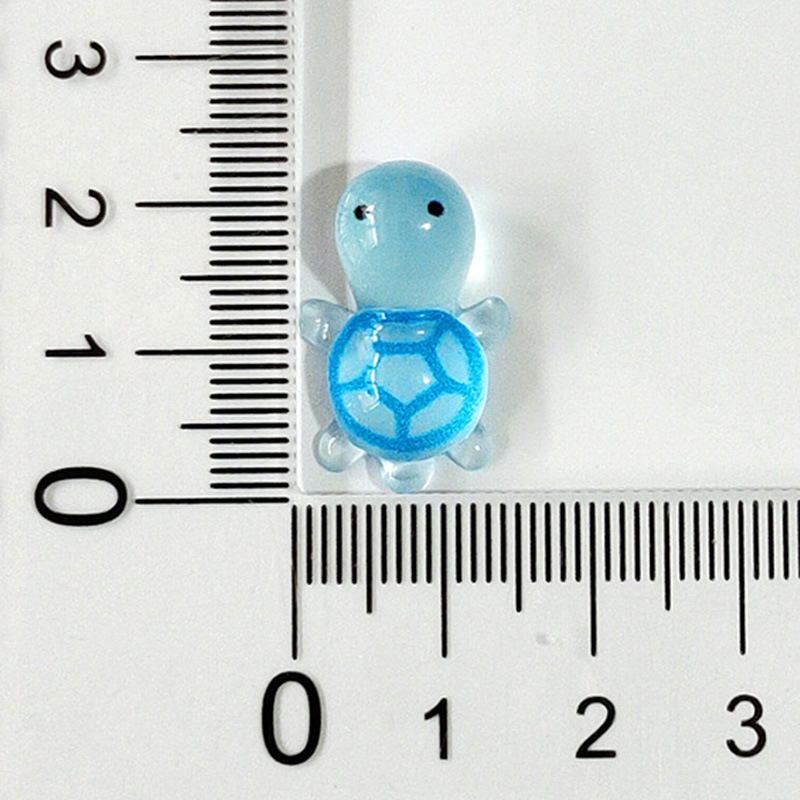 树脂：2.1cm蓝色大头龟