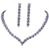 Design set for bride, zirconium, pendant, necklace, chain, jewelry, wish, trend of season, wholesale