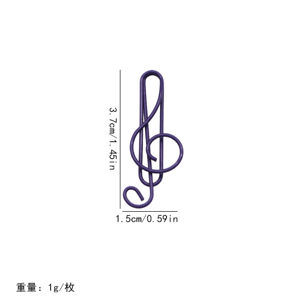 Nuevos productos 21 notas de color clips pet línea de plástico encapsulado de alto tono de música pin con fábrica de embalaje en stock