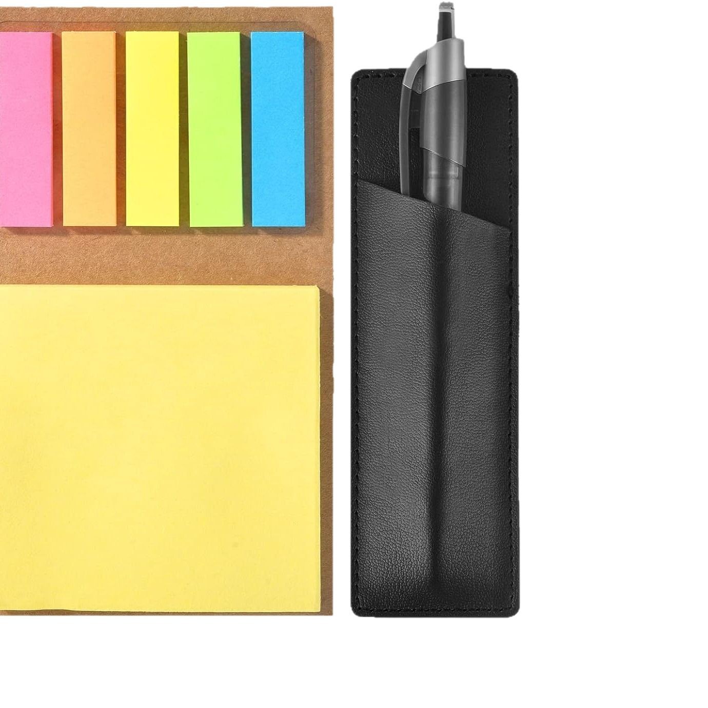 Cojín de nota magnético transfronterizo con cubierta de la pluma etiqueta del refrigerador tablero de mensajes nota creativa nota adhesiva