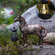 Solar Energy Horse Resin Animal Courtyard Garden Decoration Gardening Balcony Decoration Outdoor Outdoor Landscaping