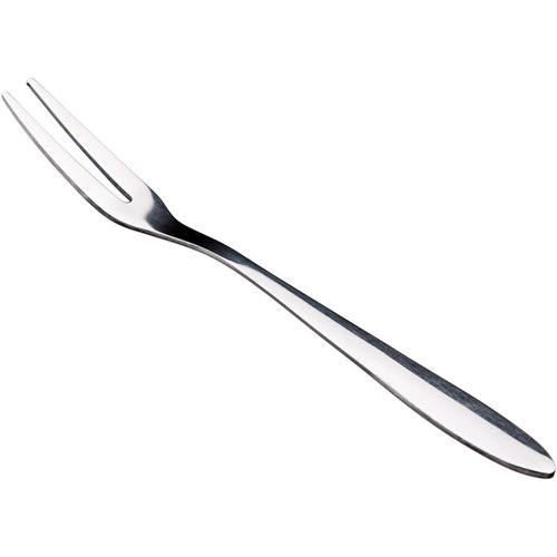 Platinum stainless steel fruit fork creative tableware cake dessert fork moon cake fork wholesale two-tooth fruit pick