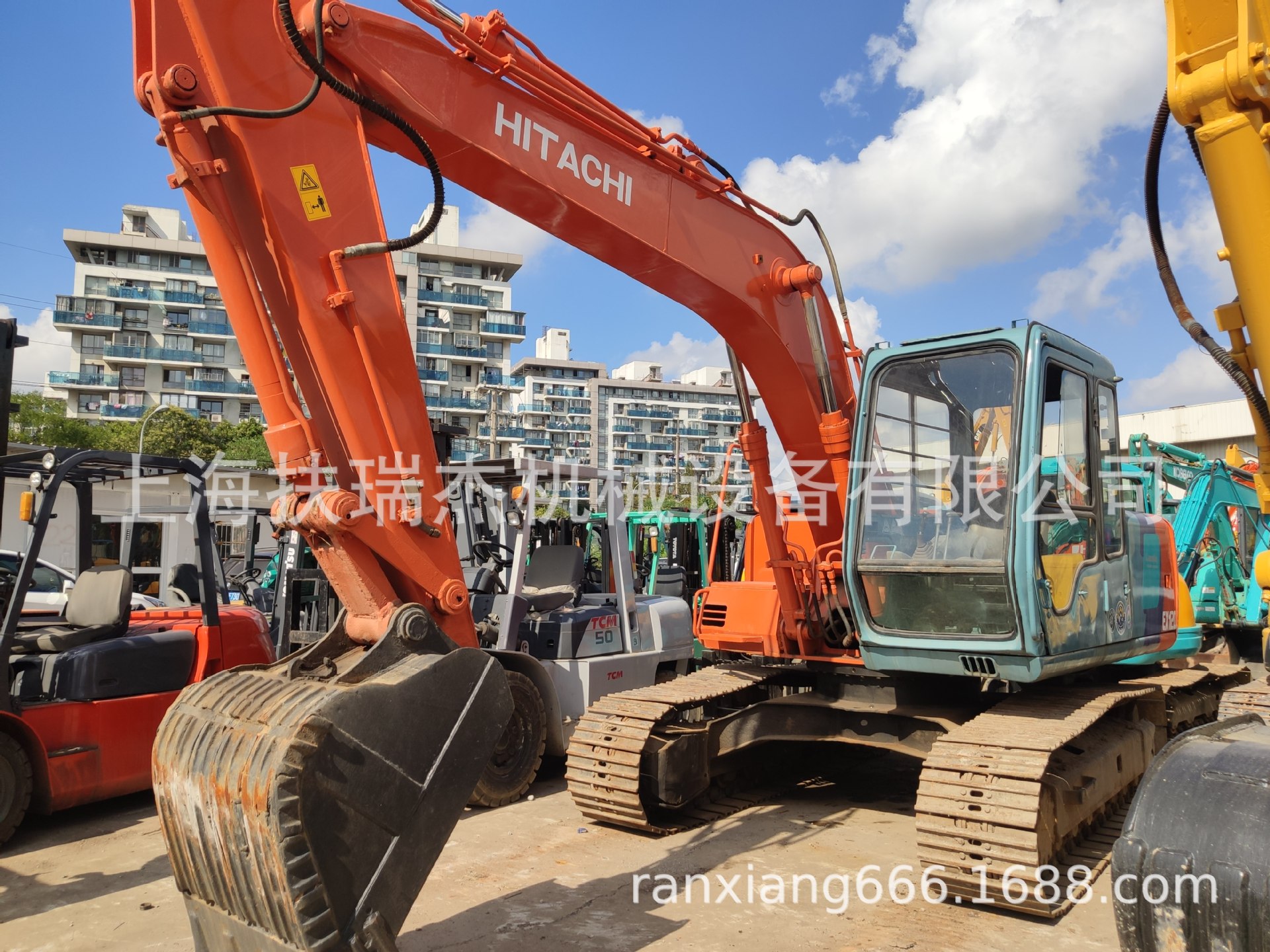 hitachi日立EX120-6挖掘机日立ZX120钩机 12吨挖土机日立120-5