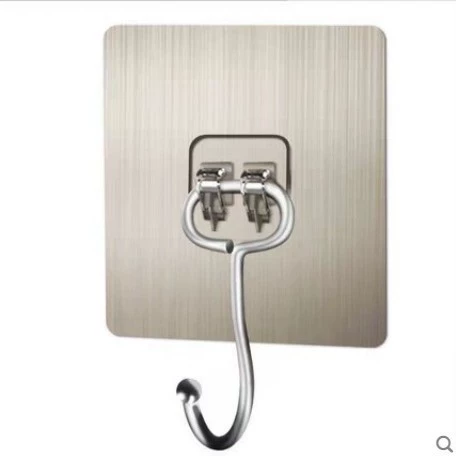 Creative transparency without marks, powerful hook Kitchen Bathroom, transparent wall routing hook waterproof hook free punch -free wholesale hook