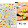 Nail stickers, fuchsia fake nails, adhesive plant lamp for nails, suitable for import, new collection, flowered