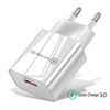 3A QC3.0 mobile phone fast charge charger 3.0 usb charge travel wholesale