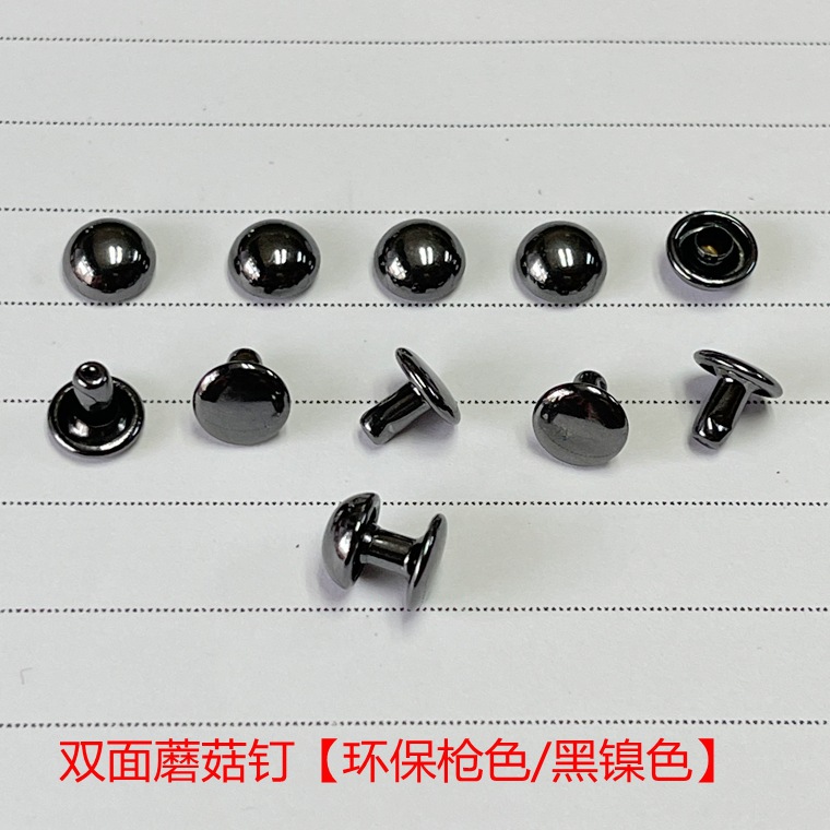 Green gun color/black nickel color * 3*3 double side mushroom