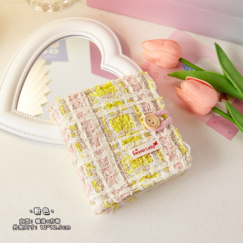 Xiaoxiangfeng mini libro de páginas de las niñas de alto valor de la cara cuentas de mano para llevar con los estudiantes cuaderno de notas grueso