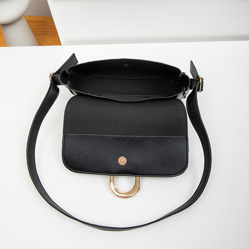 2025 primavera explosión de alto nivel bolso retro bolso de moda brazo de herradura de caballo bolso de hombro de niña