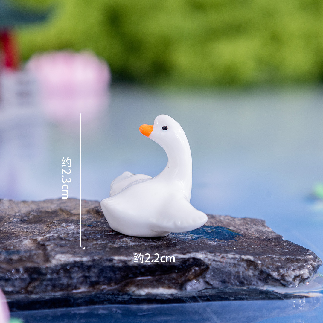Bright side-Spreading wings goose