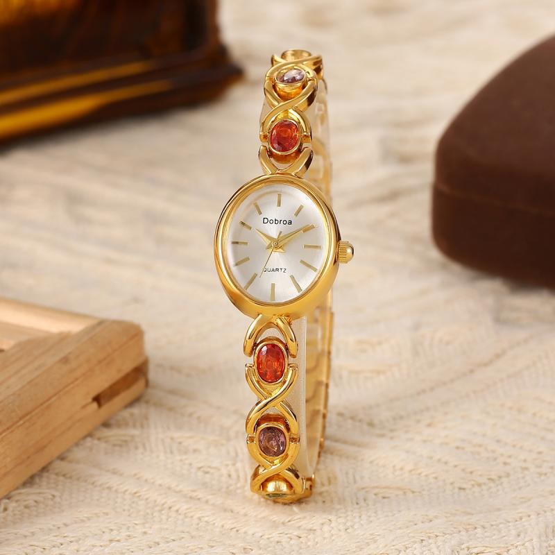 New Hot-Selling Vintage Trendy Oval Colorful Rainbow Light Luxury Women's Watch Classic Cute Oval Women's Bracelet Watch Gift for Yourself or a Friend New Hot-Selling Vintage Trendy Oval Colorful Rainbow Light Luxury Women's Watch Classic Cute Oval Women's Bracelet Watch Gift for Yourself or a Friend