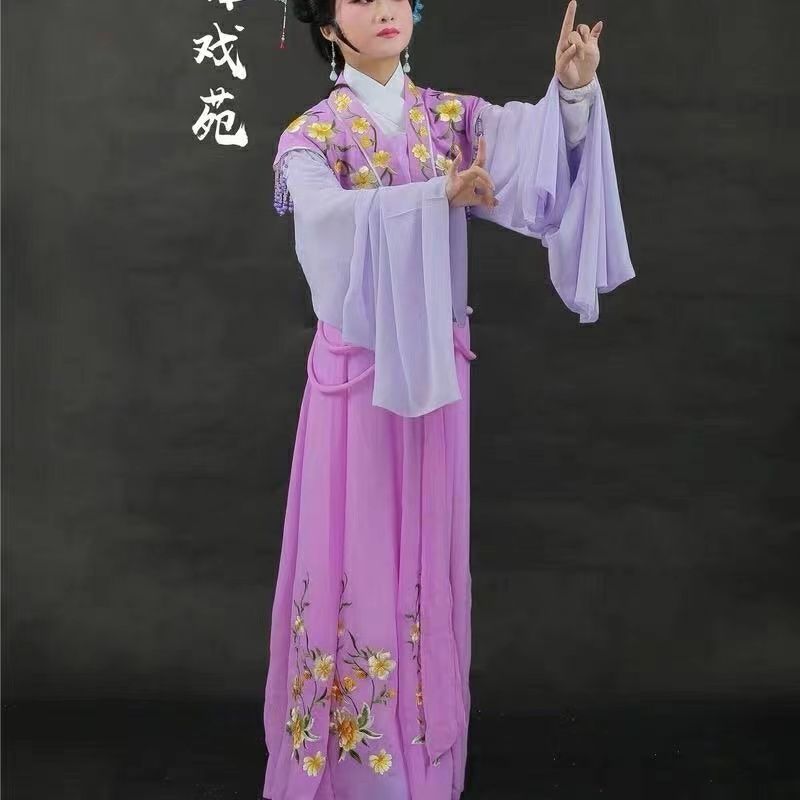 新款越剧花旦戏服越剧小姐服装黄梅戏小姐服装新红娘装雪纺面料女|undefined