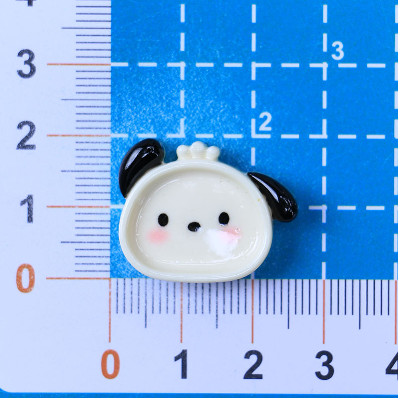 Kit de materiales para manualidades con pegamento de crema, diseño de dibujos animados con nariz pequeña, para decoración de fundas de teléfono, lazos para el pelo y zapatos