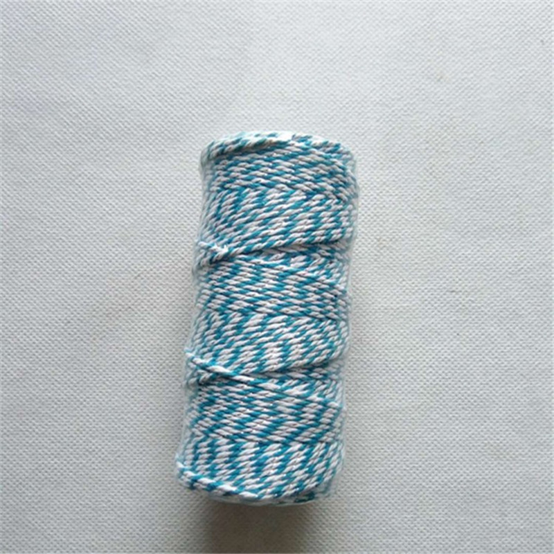 厂家直供彩色棉线绳 双色棉线绳 DIY手工制作棉线绳 派对装饰绳