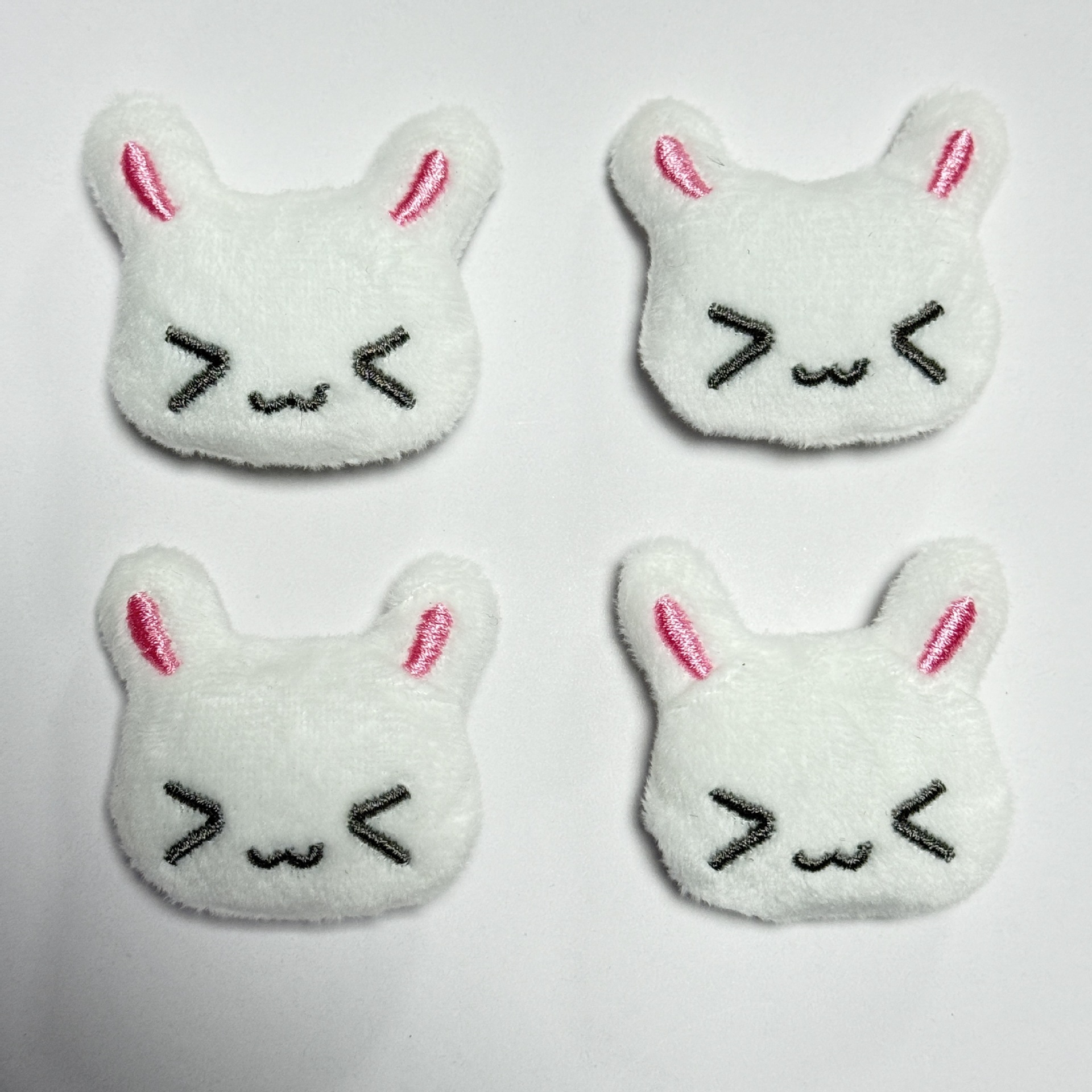 New Cute Happy Bunny Japanese-Style Cartoon Plush Toy Doll Accessories Children's Ornaments Hair Tie Pendant