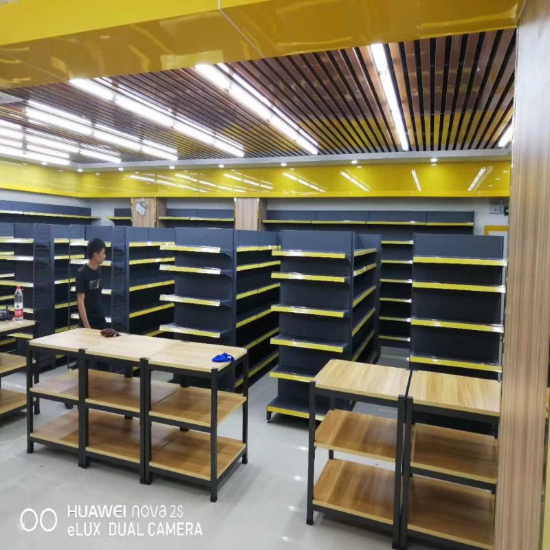 超市货架工厂批发中重量级型加厚宽单面双面靠墙中间岛商超货架2