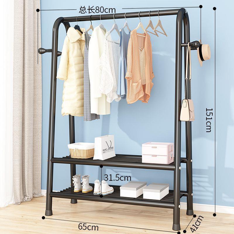 80cm 쌍 그물 블랙 + 코트 후크