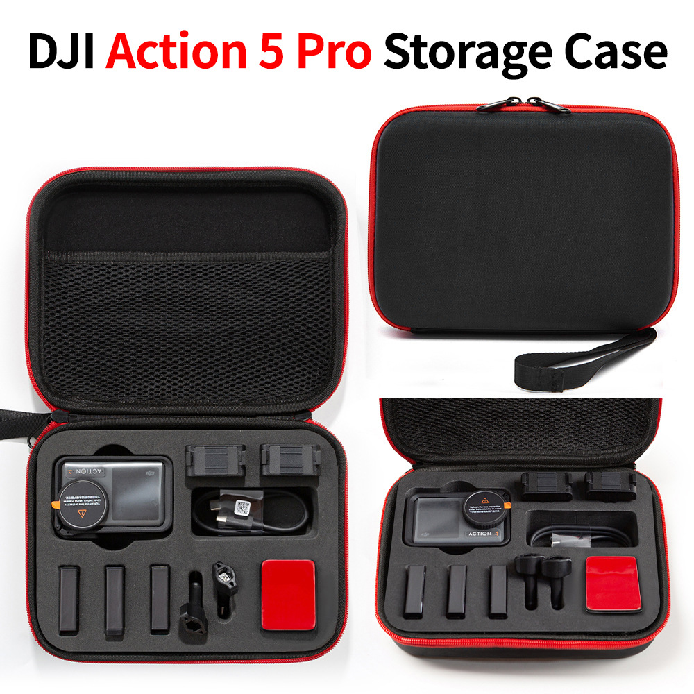 Aplicable a DJI Action 5 Pro bolsa de almacenamiento bolsa de cámara deportiva bolsa de mano DJI acción 5 pro bolsa
