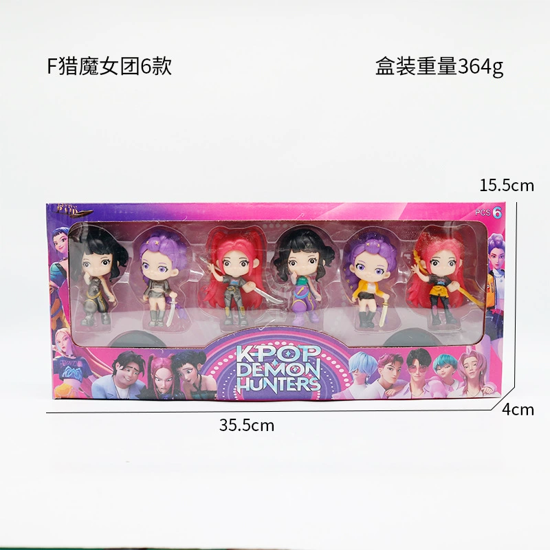 Группа ведьм охоты Девушка K-POP Tiger Crow Rumi Star Series Фигурки Внешняя анимация Игровая версия Q Точная кукла Трендовая игрушка
