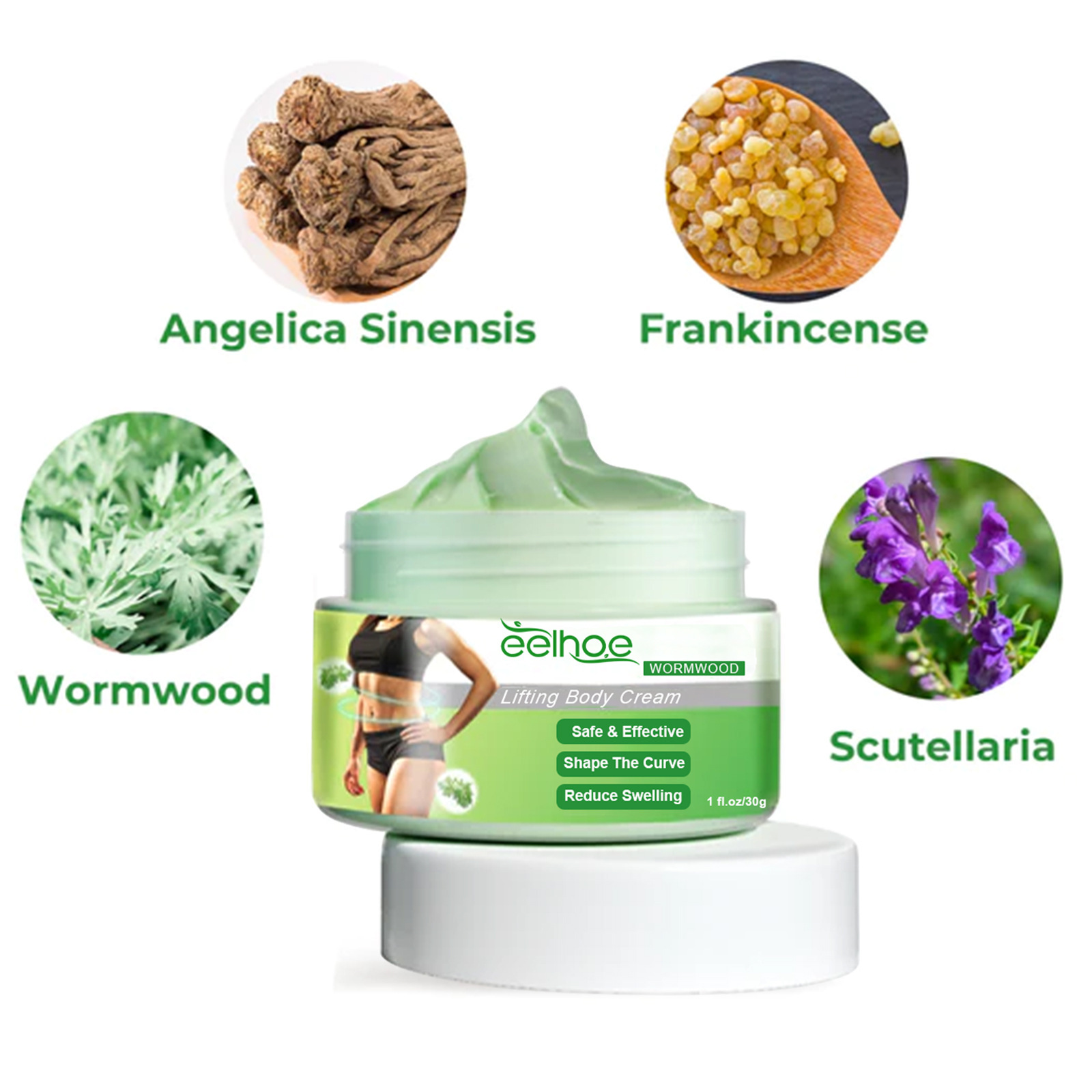 EELHOE Ai Cao Shaping-Massage strafft Arme, Bauch, Oberschenkel und überschüssiges Fleisch, Körperhaut, Schlankheitscreme_voghion.com