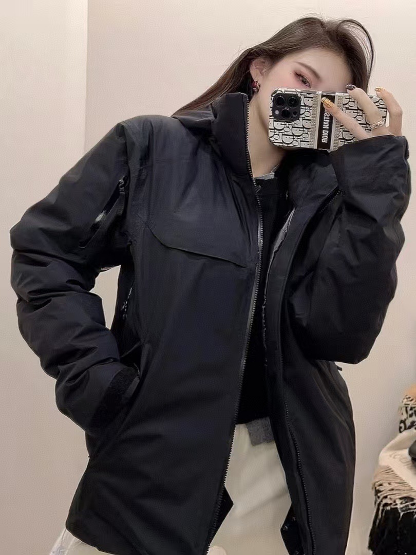 Bird 's Home Selection Grand Macai plumón chaqueta hombre y mujer impermeable a prueba de viento sombrero de montaña al aire libre desmontable explosión