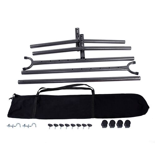 Indoor nap outdoor sheep horn hammock stand reinforcement stabilization net bed outdoor canvas swing camping disassembly portable