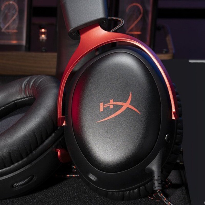 HyperX CLOUD iii極度に知られていないハリケーン3頭装着式ゲームヘッドフォンUSB適用元キングストン耳麦|undefined