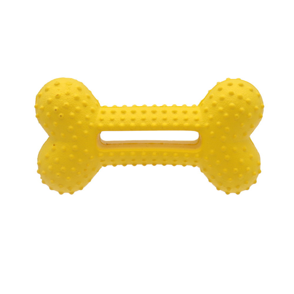 Juguete para perros EVA, autoentretenimiento, alivia el aburrimiento, duradero, resistente a las mordidas, indestructible, pelota para perros grandes con anillo de tracción.