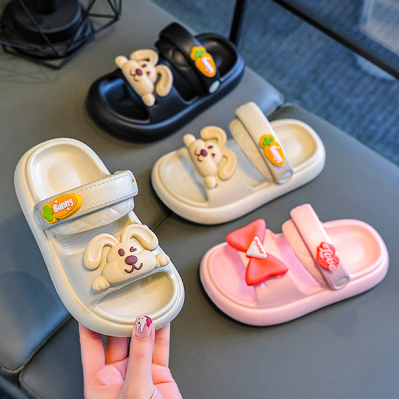 Nuevas sandalias de EVA para niños sandalias de dos vías para niños lindos zapatos de princesa de bebé de niñas antideslizantes de fondo suave de verano