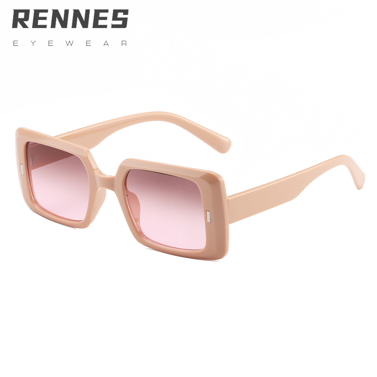 2021 nuevas gafas de sol cuadradas de moda europeas y americanas moda personalizada mi nail sunglasses gafas de sol de moda transfronterizas