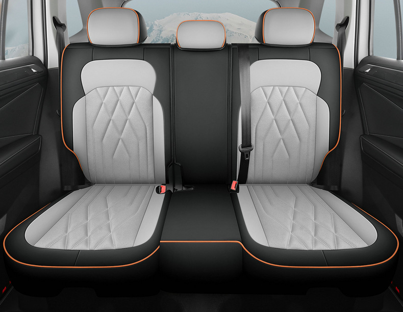 2023 Volkswagen Tiguan L Special Seat Cover All Seasons Universal Full Surrounding Seat Cover Breathable Leather Car Cushion Cover