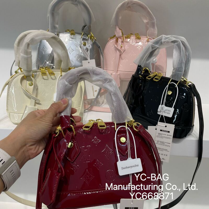 Retro Fashion Shell Handbag 2026 New Letter Print Shoulder Crossbody Bag Niche Trendy Popular Cross-Border Export