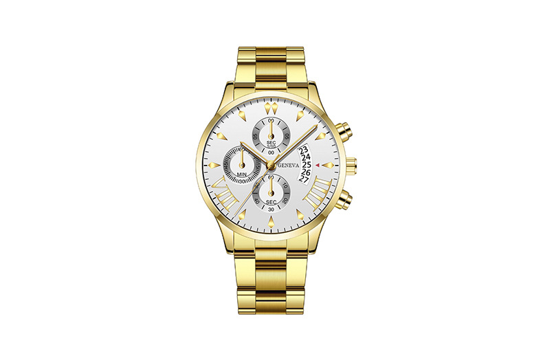 75g Weight Tempered Glass Mirror Material Alloy Strap Material Watch Classification Pointer+Number Display Type Single Folding Buckle Buckle Style Round Dial Shape Holiday, Banquet Occasion Quartz Movement Solid Color Pattern Men's Gender Business Style Business Solid Color Single Folding Buckle Quartz Men's Watches 6