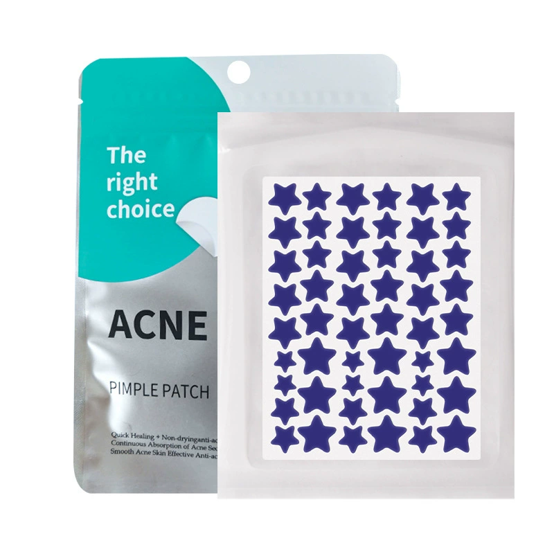Подложки Acne Patch Genuine — наклейки для акне Hydrocolloid звезды, 40–51 шт, цветной консилер