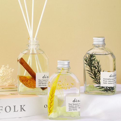 Aromatherapy Home Fireless Aromatherapy Essential Oil Indoor Perfume Home Air Freshener Fragrance Real Flower Luminous Stone Aromatherapy