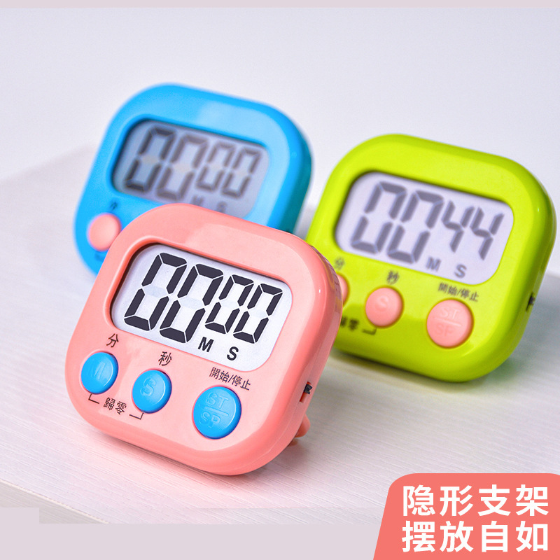 タイマーキッチンタイマー正カウントダウン大ディスプレイ電子目覚まし時計学生時間マネージャ卸売り|undefined