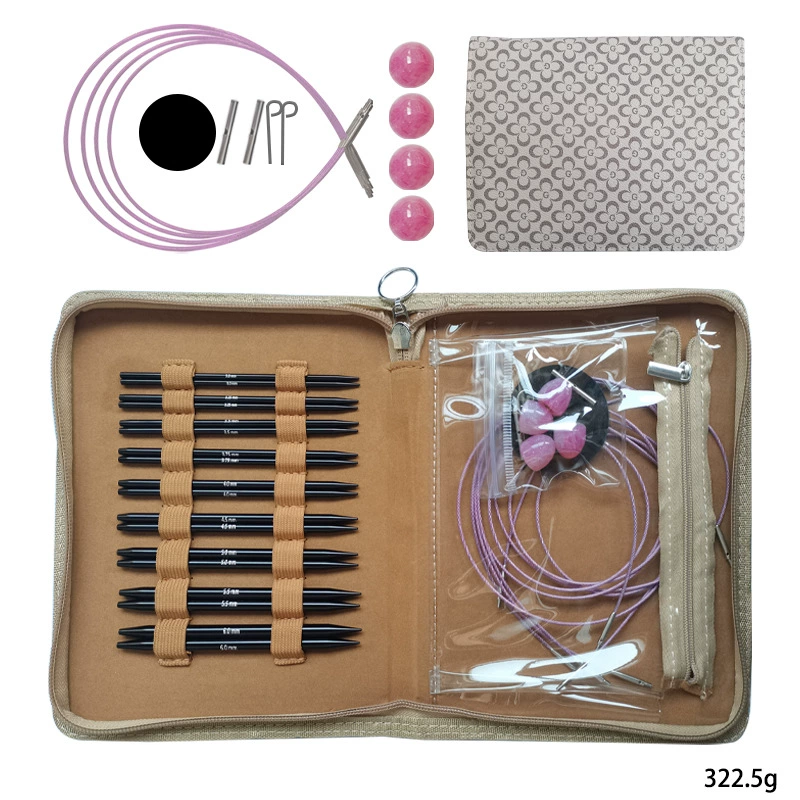 Трансграничные ручные плетеные инструменты взаимозаменяемые съемные черные иглы