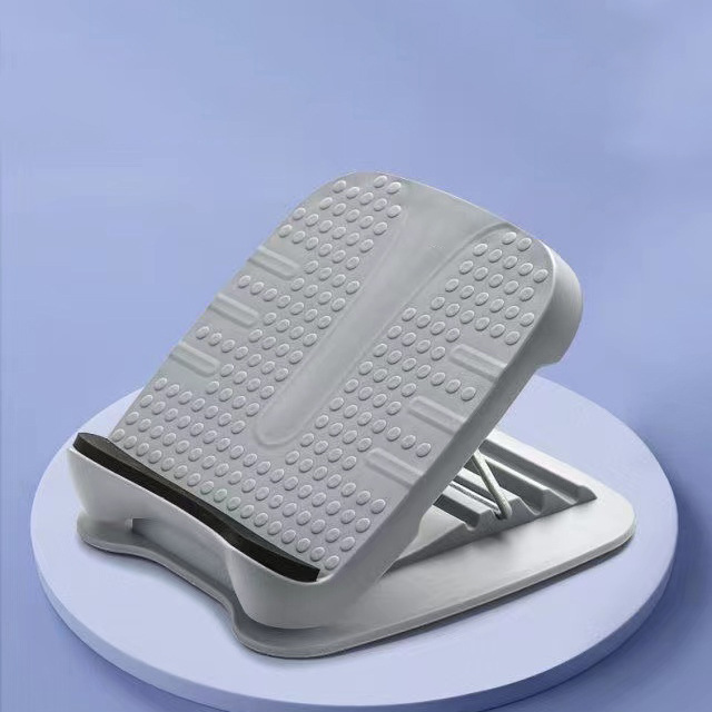 Banco de estiramiento plegable para piernas y pantorrillas, equipo auxiliar de fitness con pedal inclinado