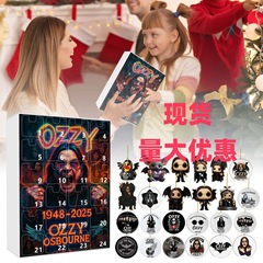 Ozzy Osbourne Motorcycle Bell奥兹·奥斯本倒计时日历盲盒挂件