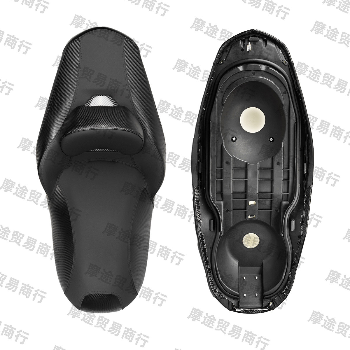 Suitable for 23-25 models of XMAX300, modified large surround seat cushion with increased waist support for comfortable riding