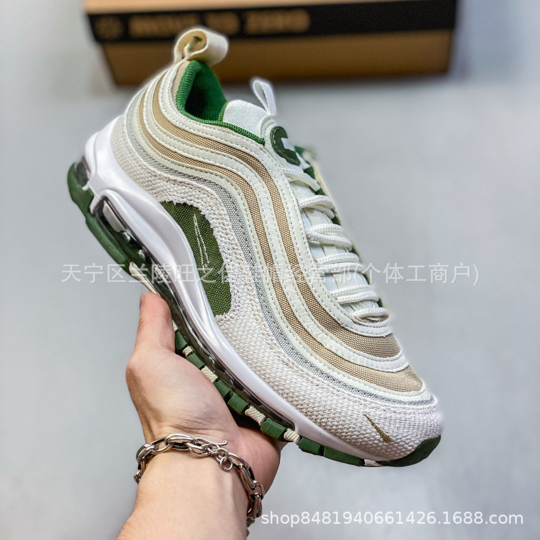 Putian zapatos transfronterizos al por mayor Air Max 97 pequeño gancho bala retro almohadilla de aire completo zapatillas deportivas casuales