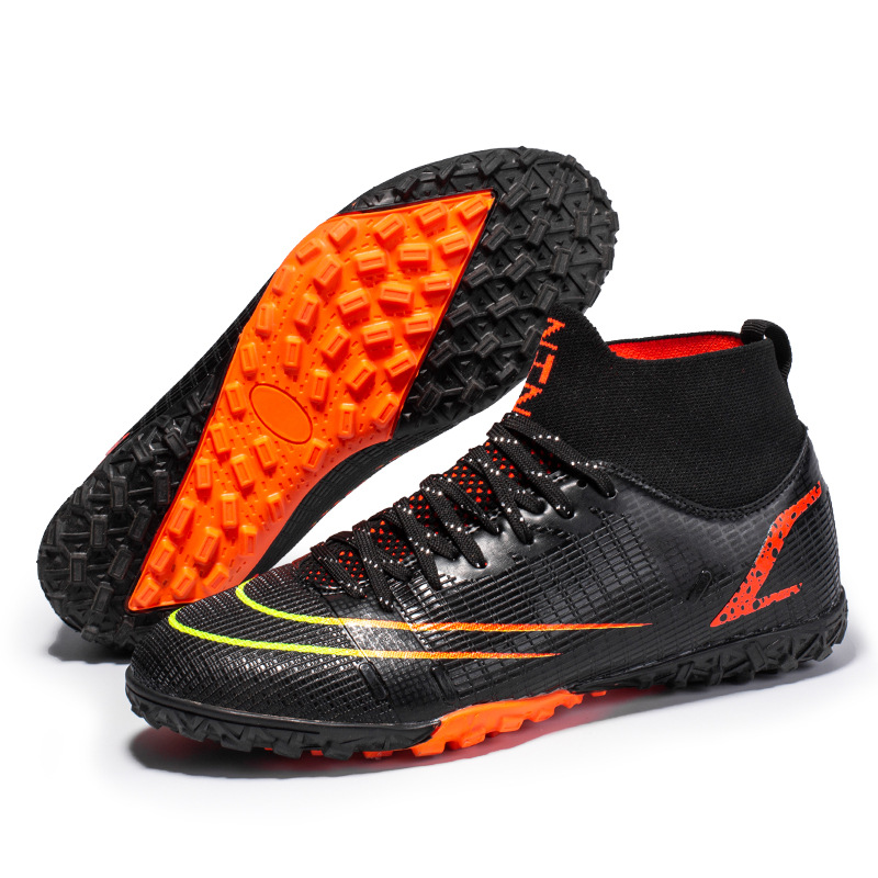 Zapatos de fútbol bajos uñas largas uñas rotas niños jóvenes y niñas estudiantes de la escuela primaria y secundaria zapatos de entrenamiento de fútbol zapatillas de deporte de la competencia hombres