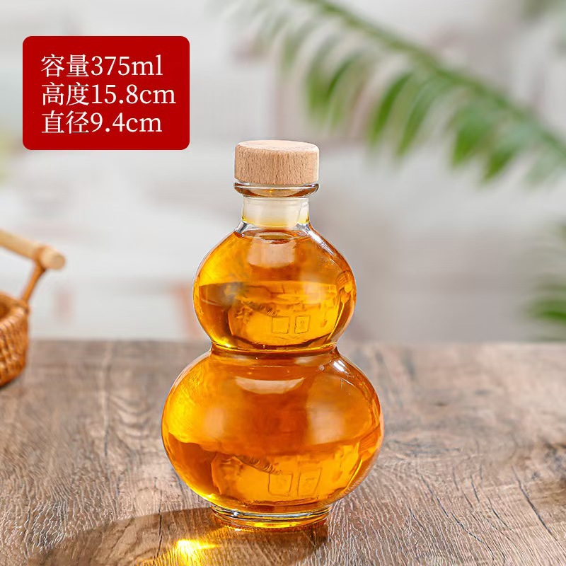 375ml 나무뚜껑(투명)