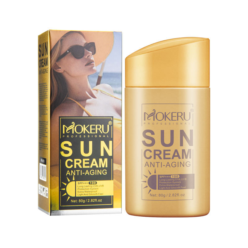 Maginot Full English Sunscreen Gold Bone Collagen Sunscreen Box Isolation Anti-UV Transfronterizo Temu