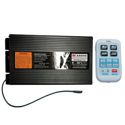 wireless siren, 400W: Car horn/tweeter